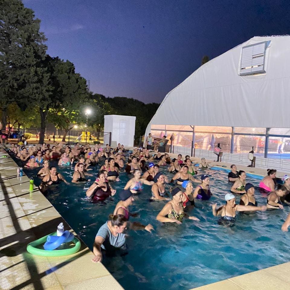 El Aquagym ya es un éxito en el Polideportivo